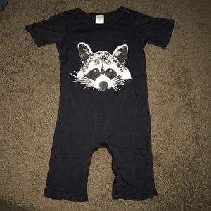 Raccoon romper